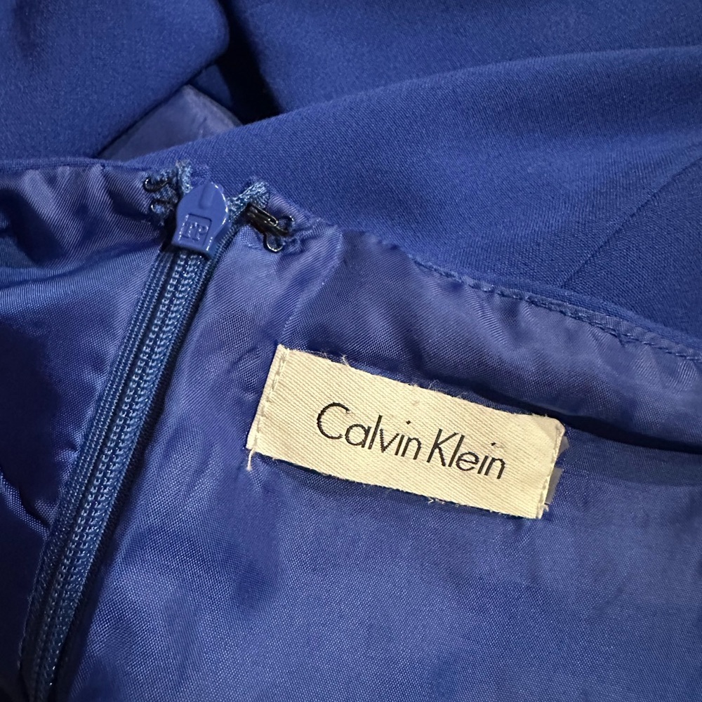 Calvin Klein Elegant Blue and Black Dress size 6 - Picture 7 of 8